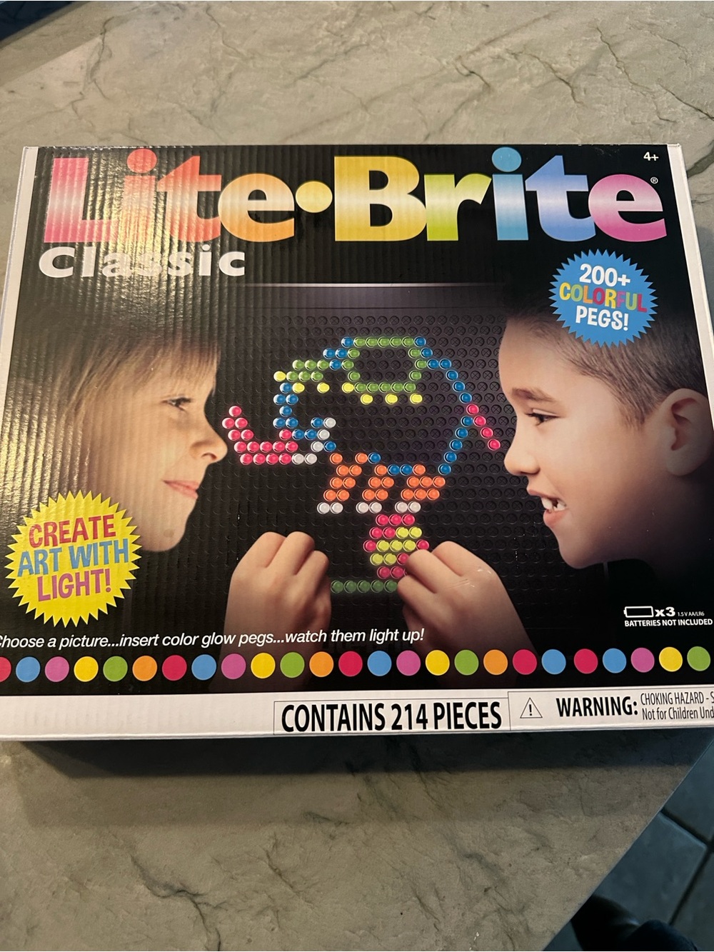 Classic Light-Up Peg Art Set - Multicolor Pegs